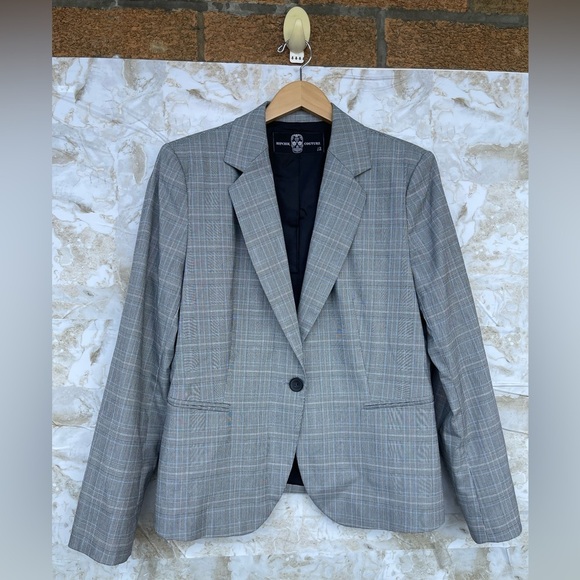 Hipchik Couture "Sweet But Psycho" Plaid Blazer - Women's Size 12 - One Button - Picture 2 of 10